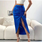 Shein royal blue Skirt . For curvy ladies
