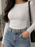 Clear transparent basic belt 🤍🤍