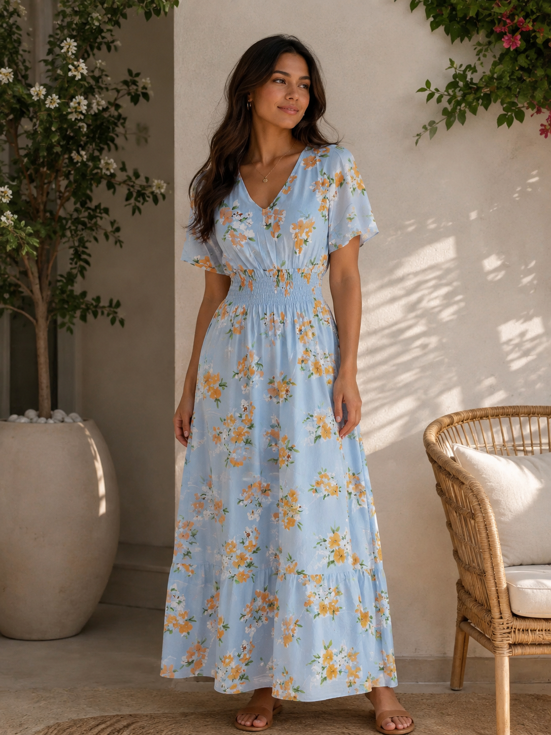Cotton fiascos Dress . Cotton 100%   . Fits S / M / L / Xl