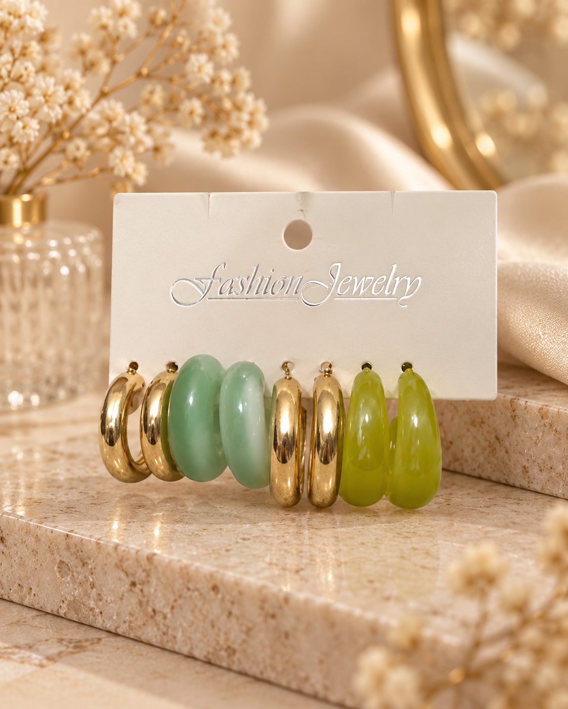 Pack of 4 earrings ✨