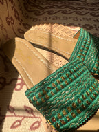 Green with golden touch Slipper 💚