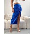 Shein royal blue Skirt . For curvy ladies