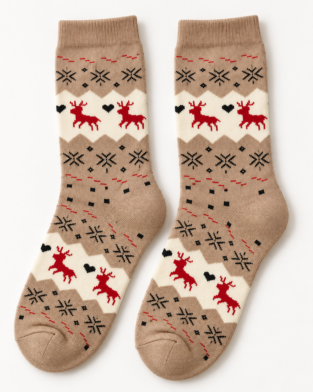 Christmas socks 🥰 Deer Design 🫶🏻length from toes 35-37cm .