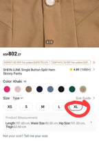 Shein formal or semi formal pants