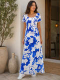 Cotton viscous Elegant Dress 💙🤍💙🤍 cotton 100%