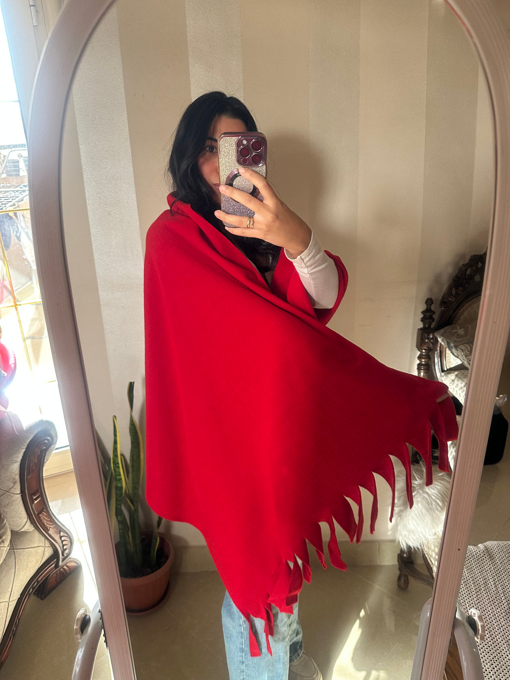 Red scarf or Shawl ♥️