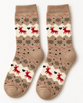 Christmas socks 🥰 Deer Design 🫶🏻length from toes 35-37cm .