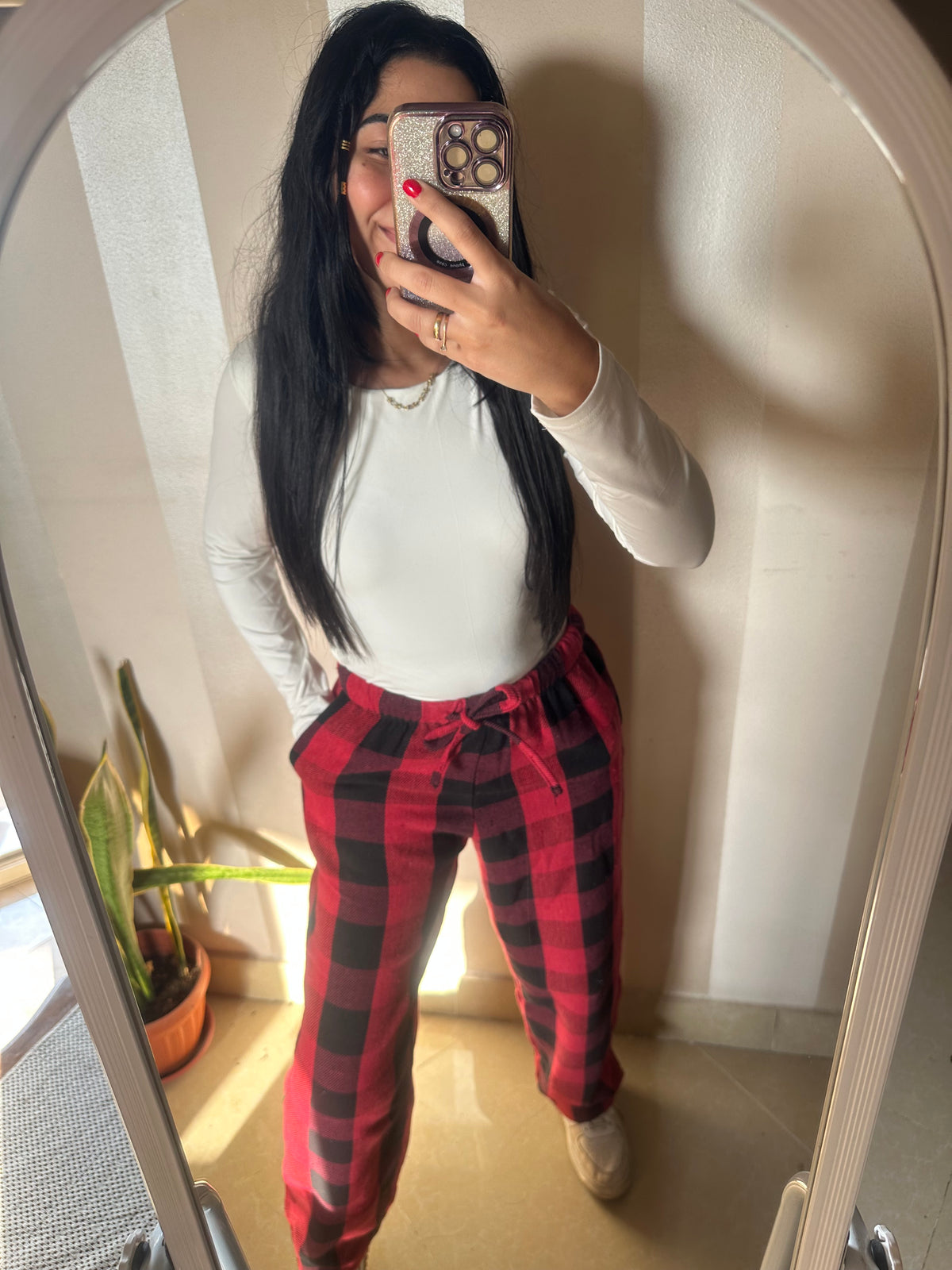 Christmas pants .