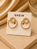 Elegant Gold plated earrings 🥰you can style it the way u like ✨
