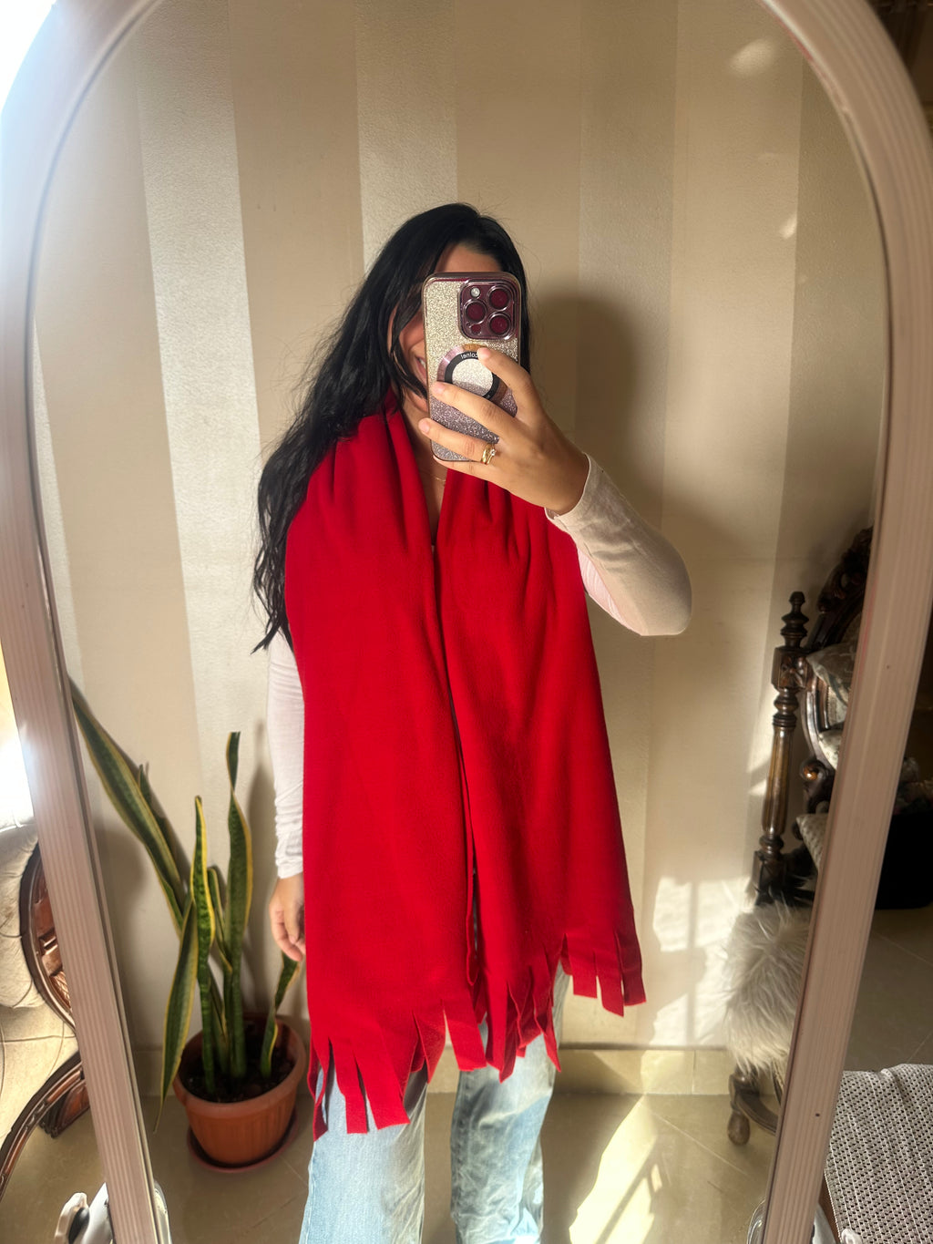 Red scarf or Shawl ♥️